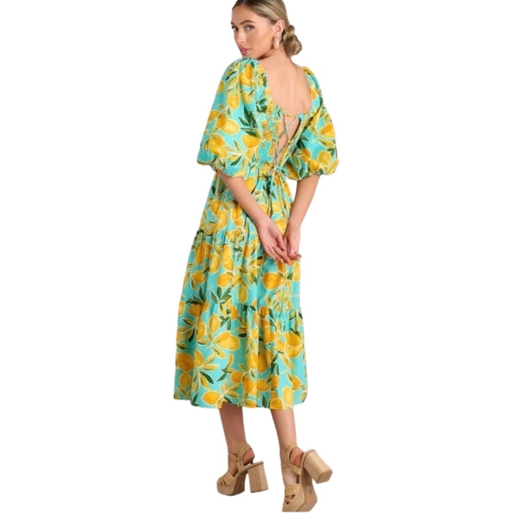 Dress Forum Teal lemon Dress - Picture 2 of 6